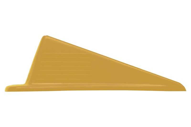 Shepherd Hardware 3763 Heavy Duty Jumbo Rubber Door Wedge, Yellow, 3-1/2 Inch - Image 2
